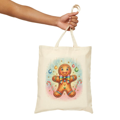 Gingerbread Cookie Holiday Tote Bag