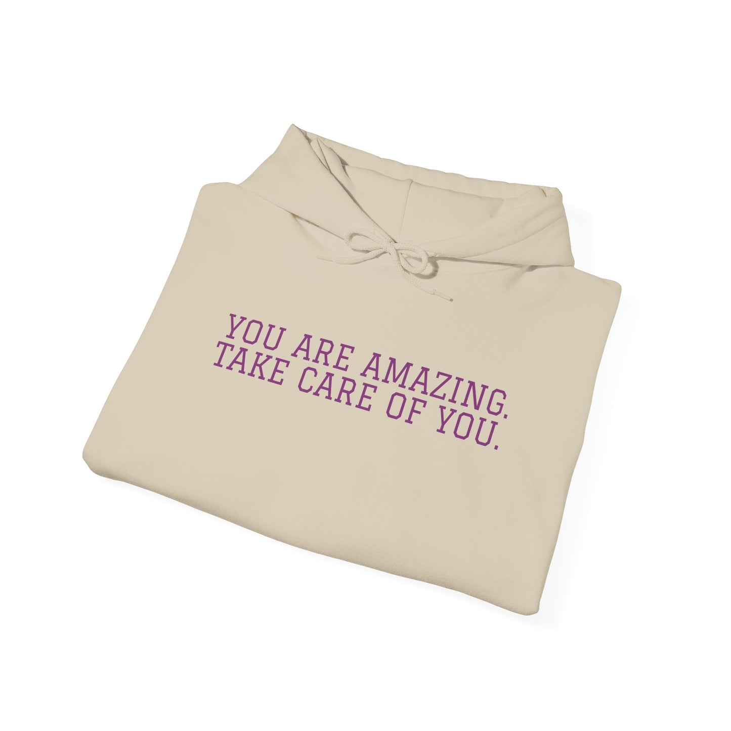 You Are Amazing Hoodie — Positive Message Dolly Sun Graphic Sweatshirt