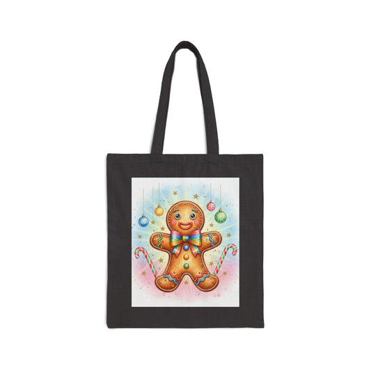 Gingerbread Cookie Holiday Tote Bag