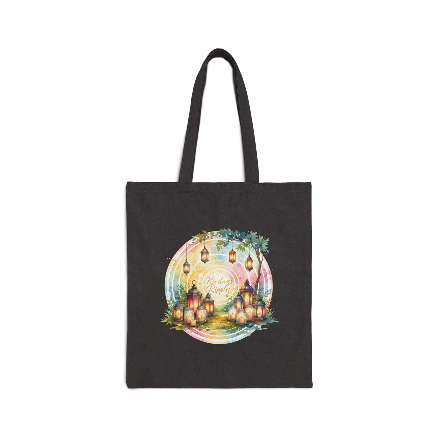 Festival Lights Cotton Canvas Tote Bag