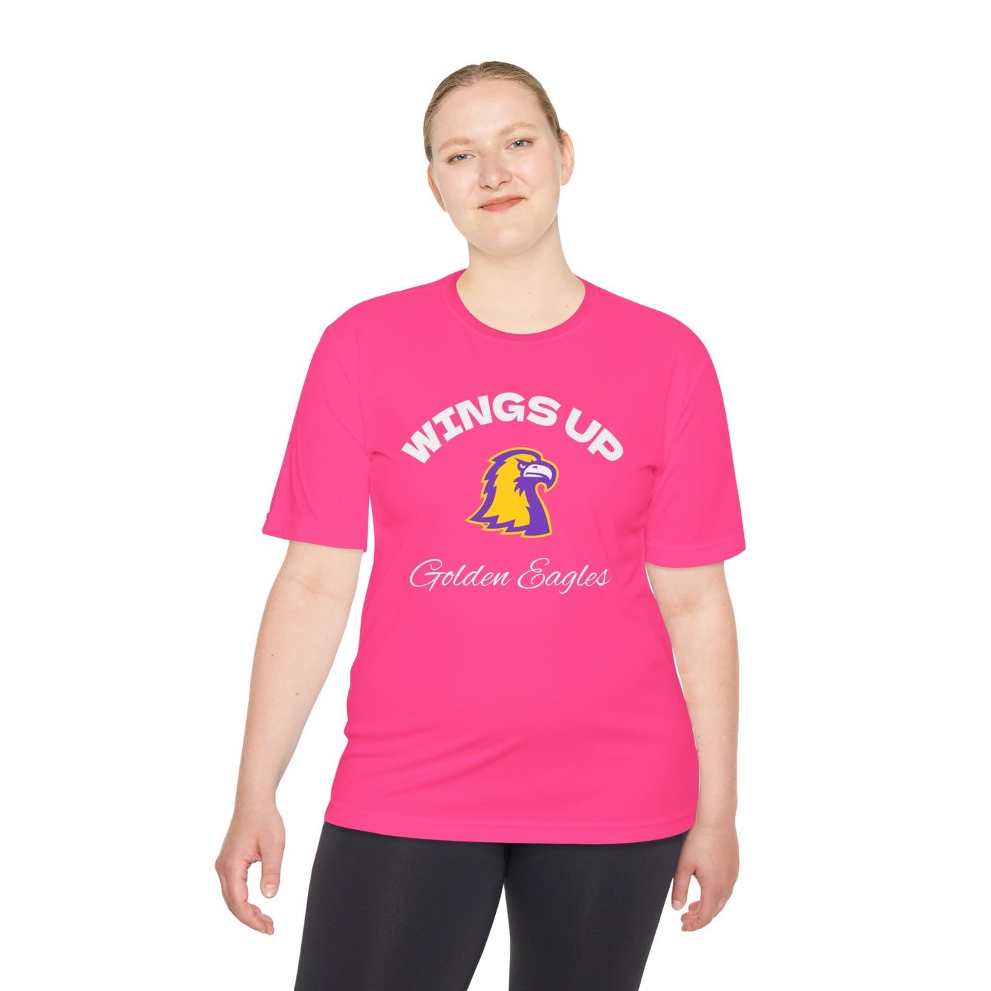 Wings Up Golden Eagles Moisture-Wicking Tee