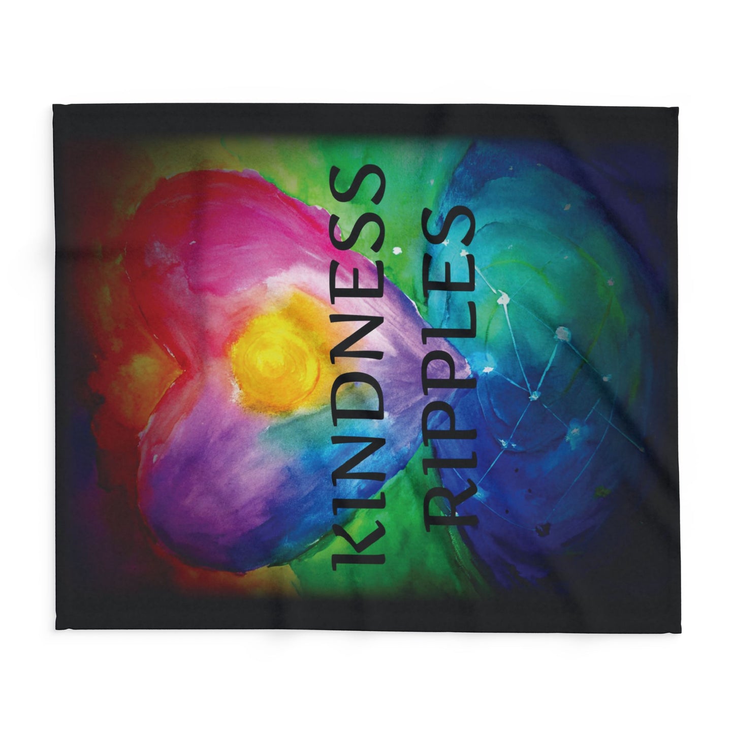 Fleece Blanket - Kindness Ripples Design