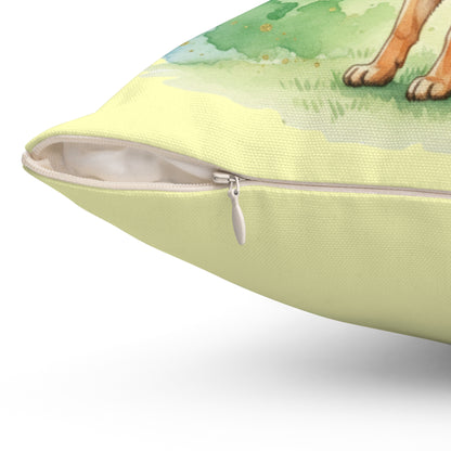 German Shepherd Rainbow Pillow — K9 Service Dog Decorative Throw Pillow