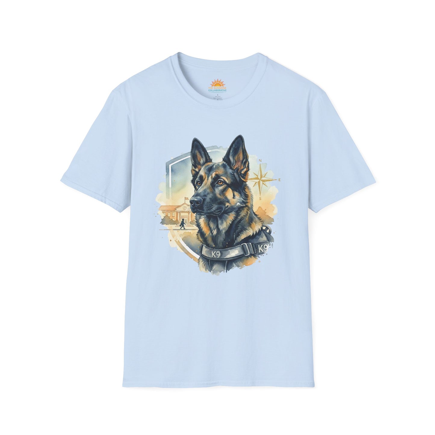 K9 German Shepherd Tribute T‑Shirt – Police Dog Memorial Tee - The Protector