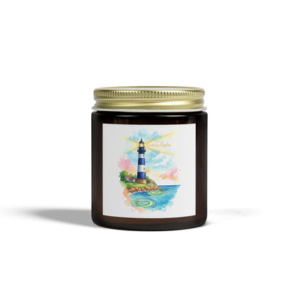 Lighthouse Scented Candle Collection - Coconut Apricot Wax (4oz)