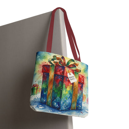 Colorful Gift Tote Bag - Perfect for Holidays & Celebrations -Simple message of Kindness - Reusable
