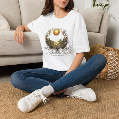 Nature Sunscape T-Shirt — Surrounded by Nature Graphic