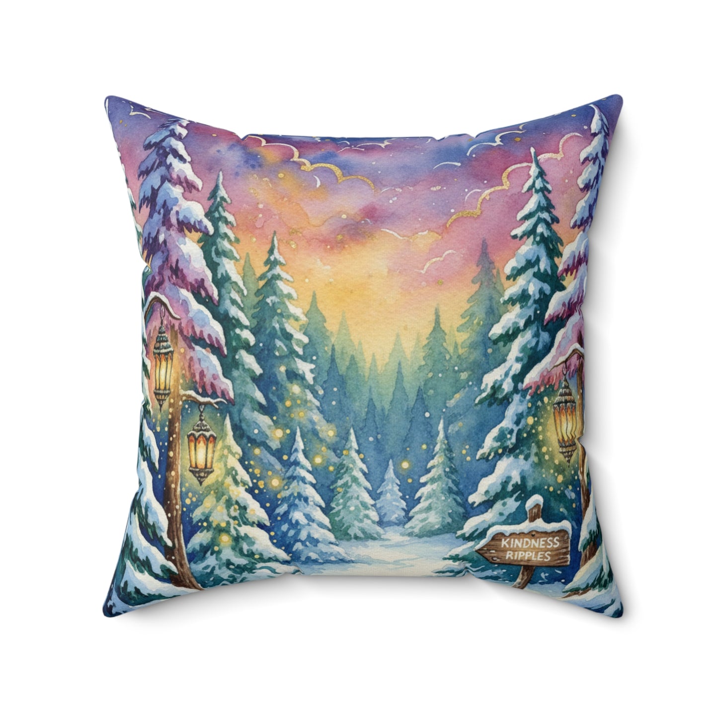 Winter Wonderland Square Pillow