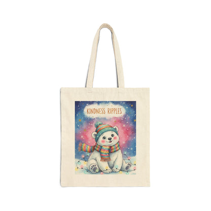 Cute Polar Bear Kindness Tote Bag