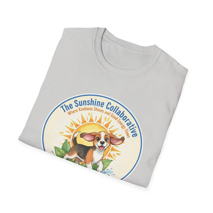T-Shirt — 'The Sunshine Collaborative' Cute Beagle Sun Logo