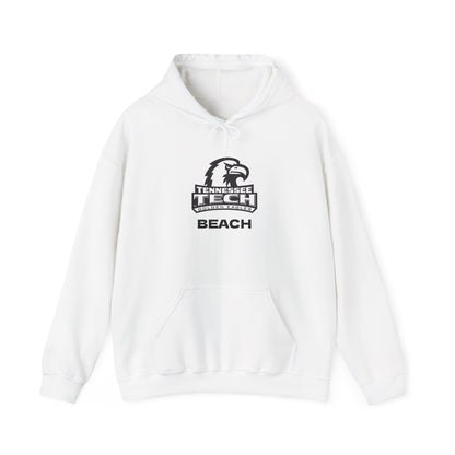TN Tech Beach Eagle Hoodie — Retro Athletic Logo Pullover