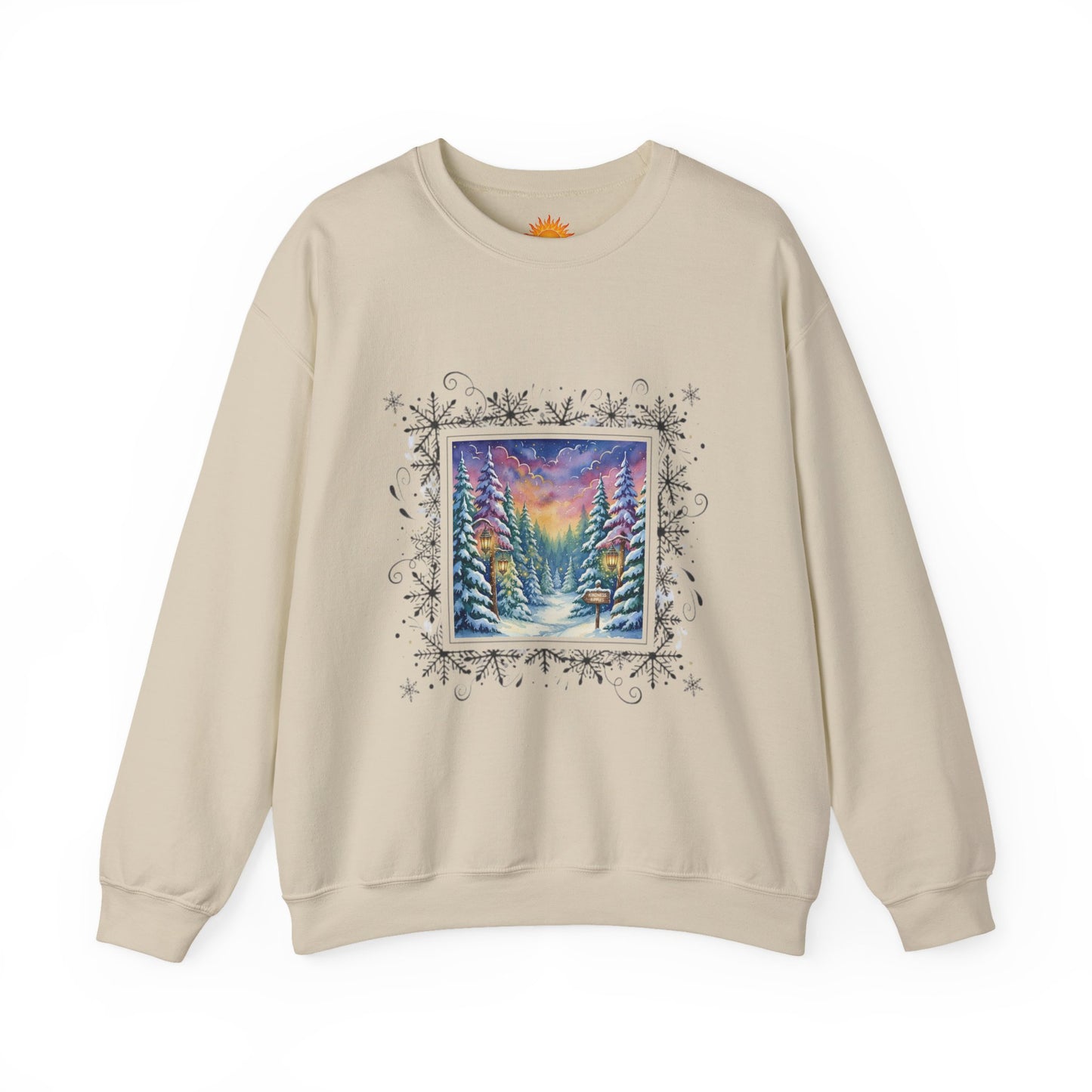 Winter Wonderland Crewneck Sweatshirt - Cozy Unisex Design for Holiday Comfort