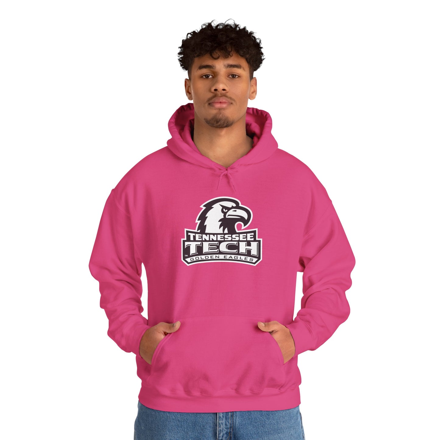 Tennessee Tech Eagles All-Pink Hoodie — College Logo Pullover for Game Day & Campus Wear