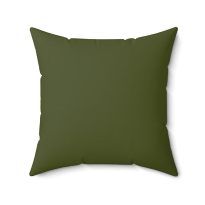 K9 German Shepherd Decorative Pillow – Military Green Dog Lover Throw Pillow