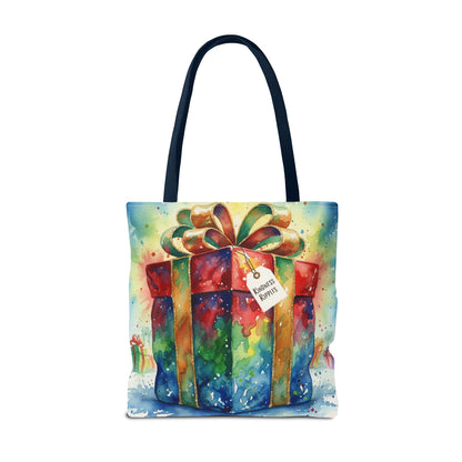 Colorful Gift Tote Bag - Perfect for Holidays & Celebrations -Simple message of Kindness - Reusable