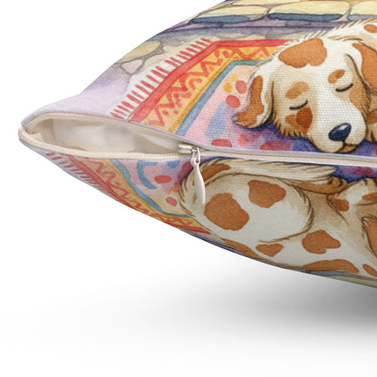 Cozy Fireplace Decorative Pillow