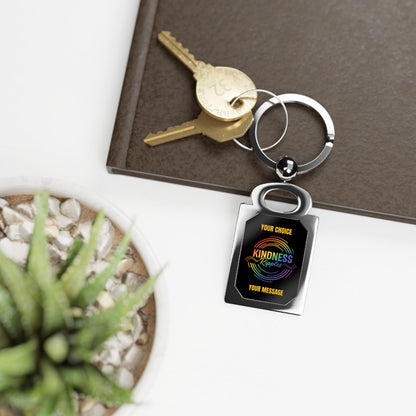 Keychain Personalizable KINDNESS RIPPLES