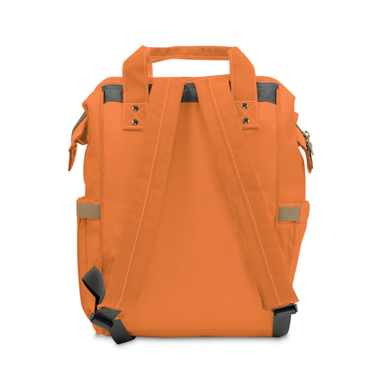 Kindness Ripples Orange Multifunctional Diaper Backpack