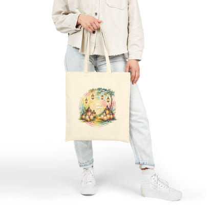 Festival Lights Cotton Canvas Tote Bag