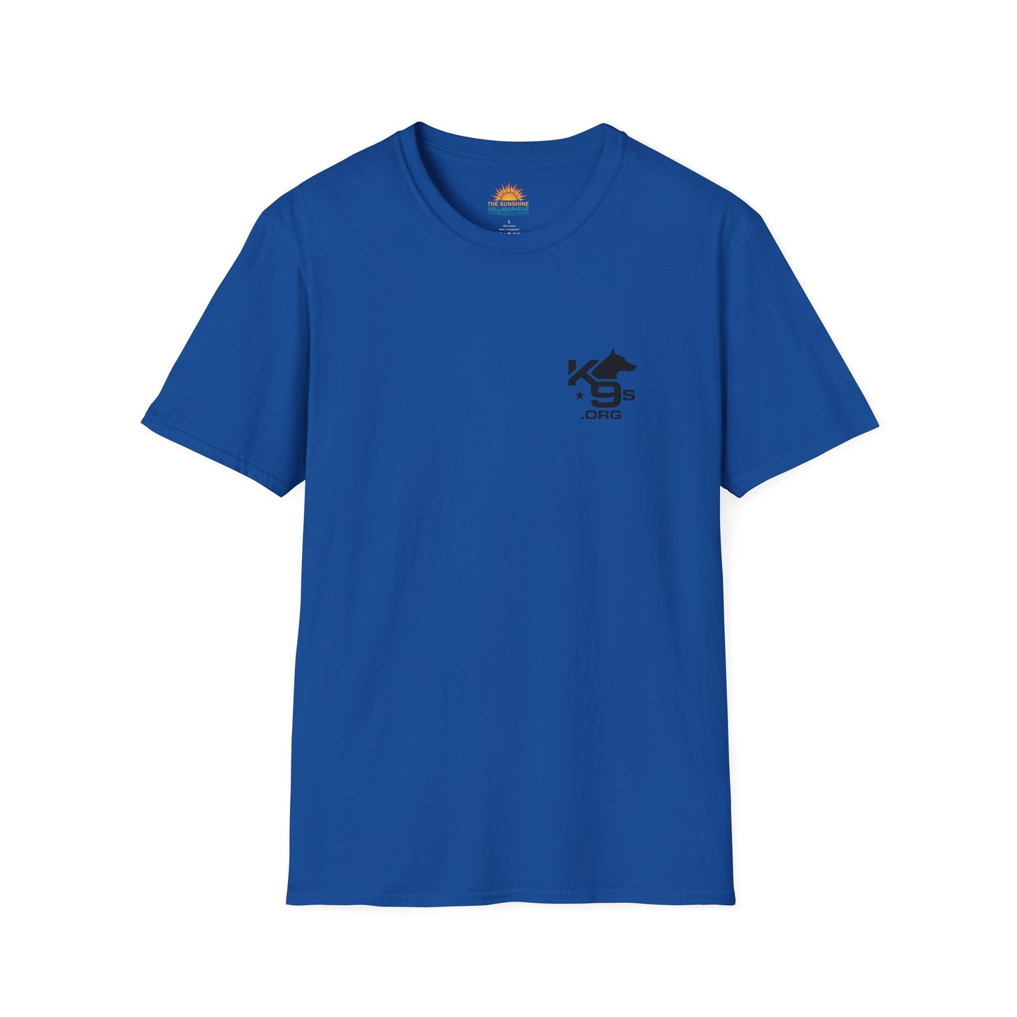 K9s.org Unisex T-Shirt with K9s4KIDs Logo Fundraiser Design