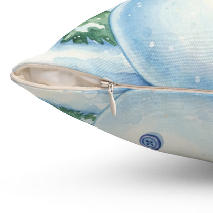 Christmas Snowman Pillow