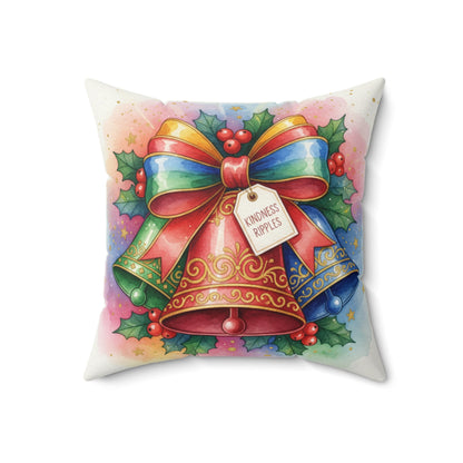 Christmas Bells Decorative Pillow