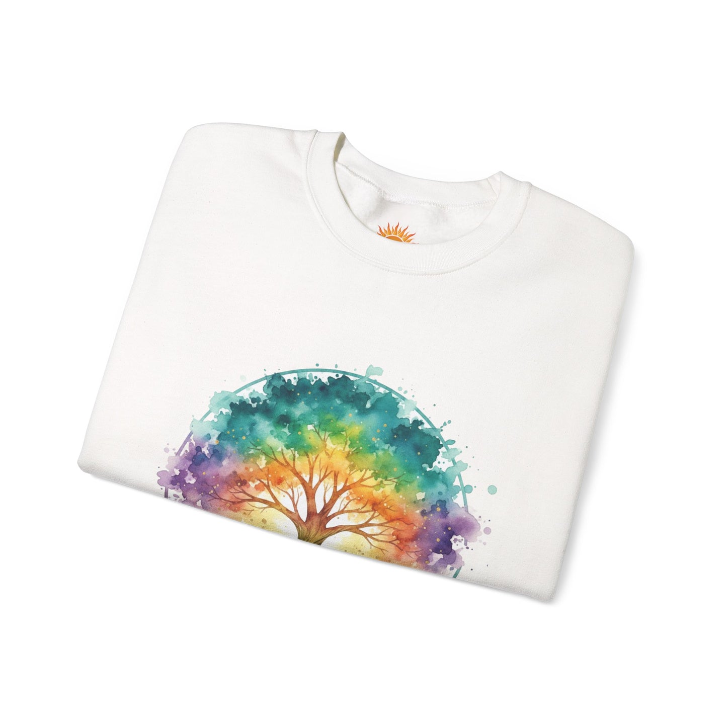 Colorful Tree of Life Crewneck Sweatshirt