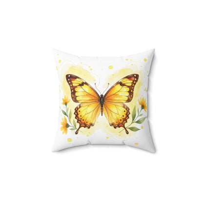 Pillow Butterfly Design Square Pillow