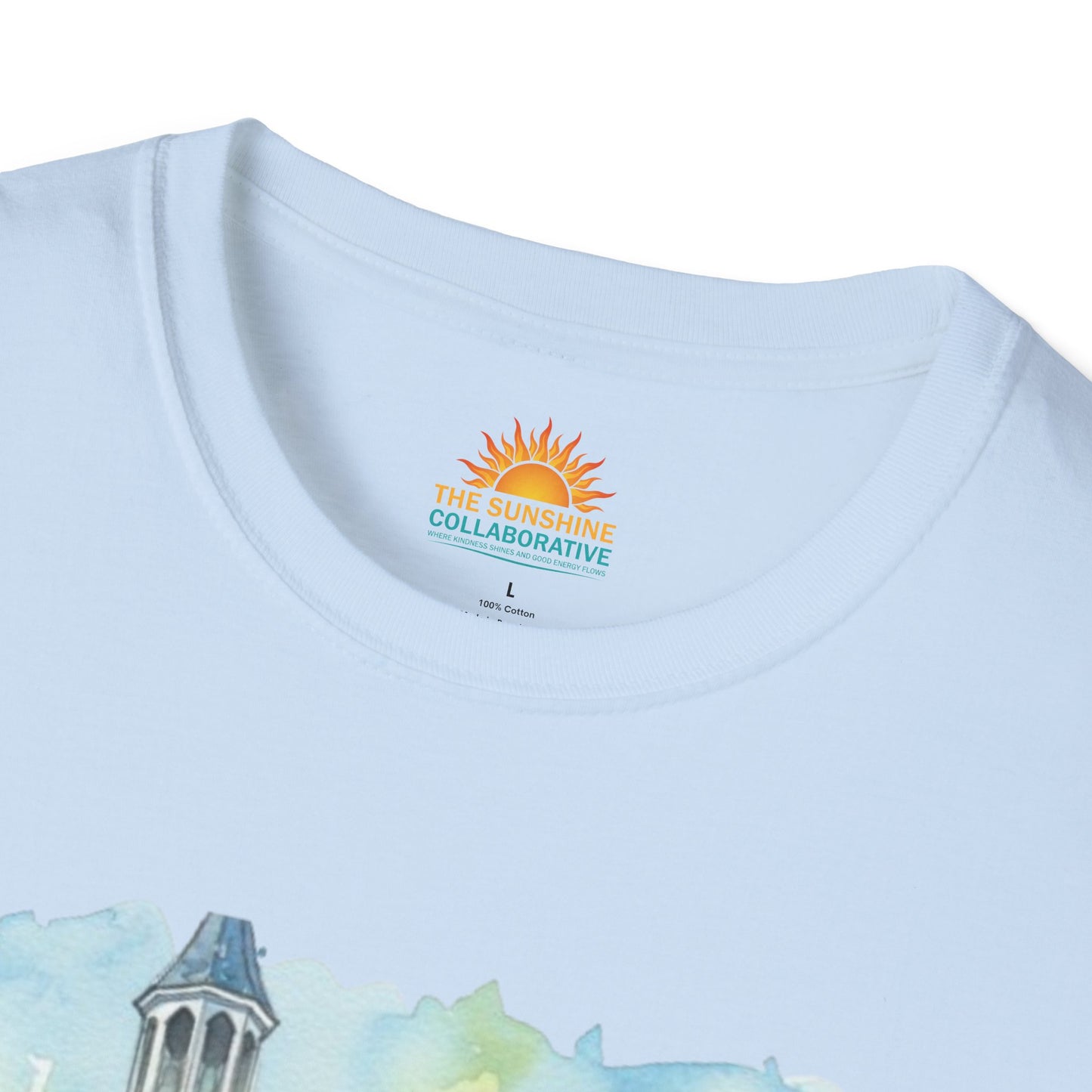 Watercolor Church Unisex Softstyle T-Shirt - Homage to the St. William Community