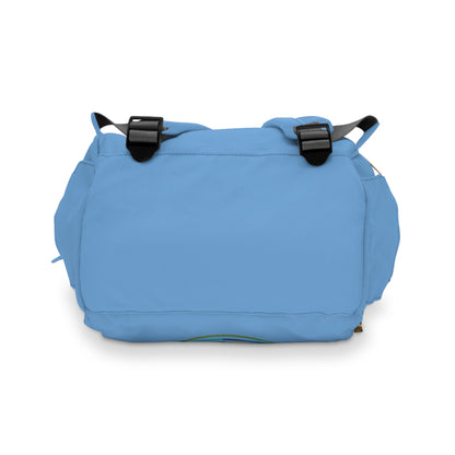 Kindness Ripples Blue Multifunctional Diaper Backpack