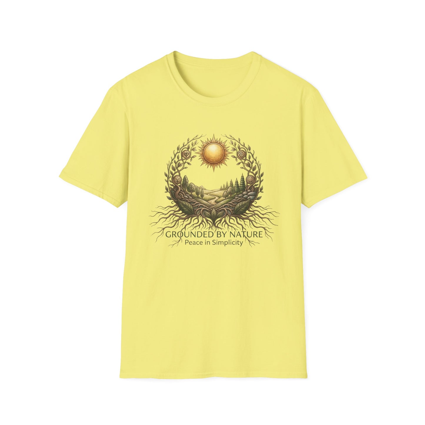 Nature Sunscape T-Shirt — Surrounded by Nature Graphic