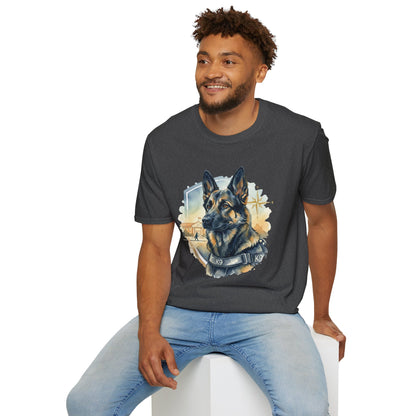 K9 German Shepherd Tribute T‑Shirt – Police Dog Memorial Tee - The Protector