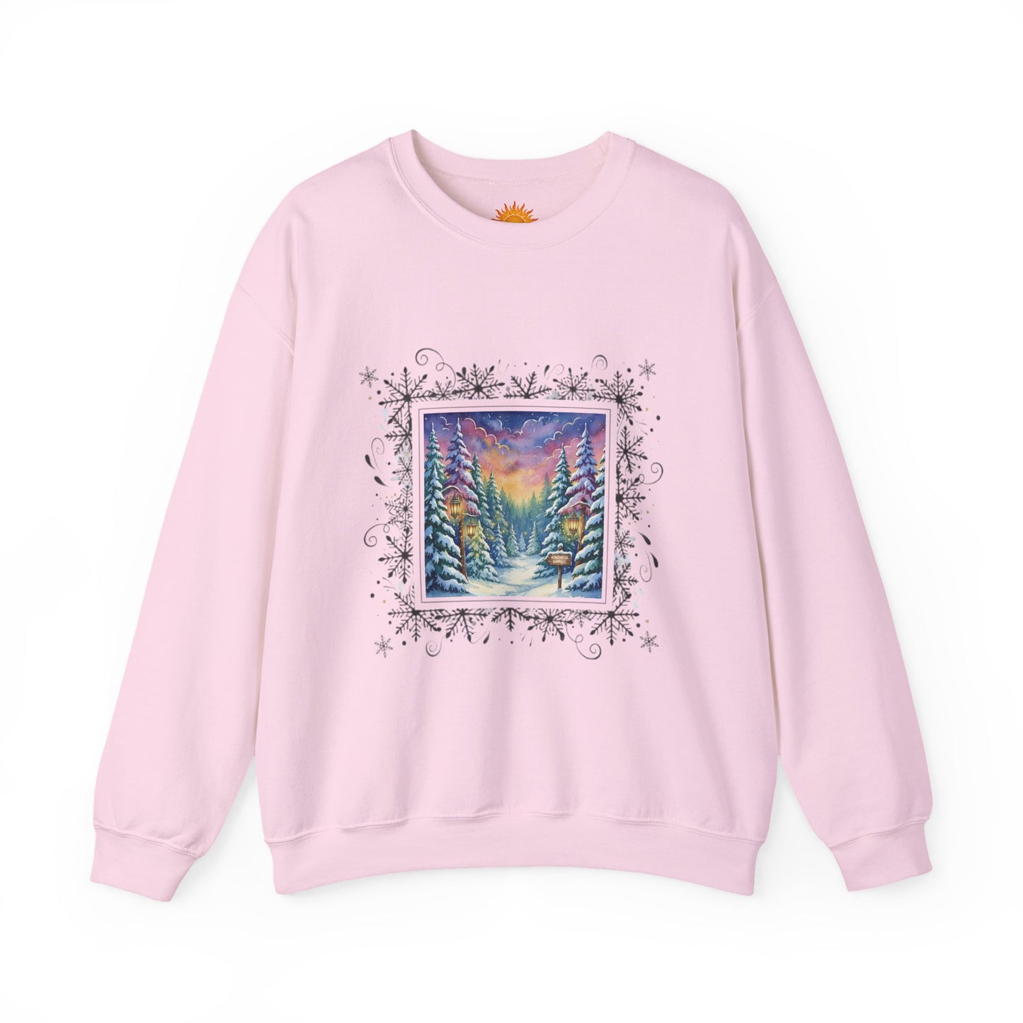 Winter Wonderland Crewneck Sweatshirt - Cozy Unisex Design for Holiday Comfort