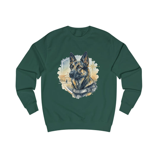 German Shepherd K9 Sweatshirt - Police Dog Tribute Crewneck