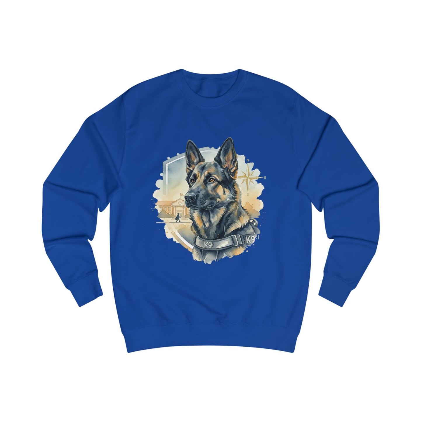 German Shepherd K9 Sweatshirt - Police Dog Tribute Crewneck