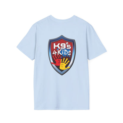 K9s.org Unisex T-Shirt with K9s4KIDs Logo Fundraiser Design