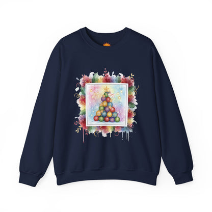 “Festive Ornaments” Unisex Crewneck Sweatshirt - Cozy Holiday Vibes