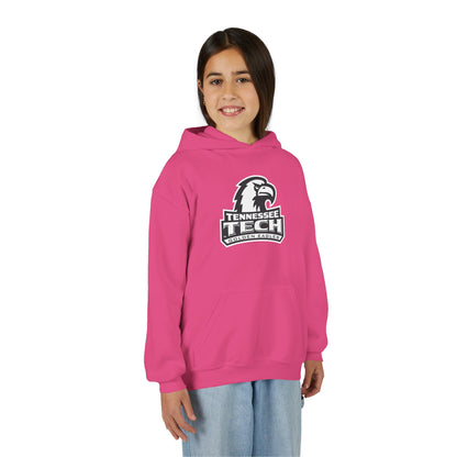 Tennessee Tech Youth Hoodie — Pink Eagle Logo Sweatshirt
