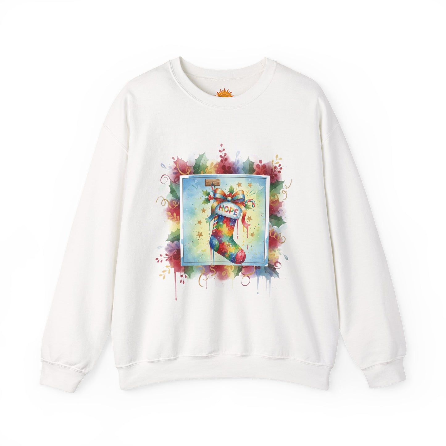 Hopeful Holiday Crewneck Sweatshirt