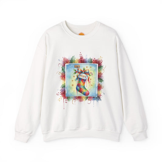 Hopeful Holiday Crewneck Sweatshirt