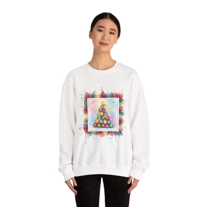 “Festive Ornaments” Unisex Crewneck Sweatshirt - Cozy Holiday Vibes