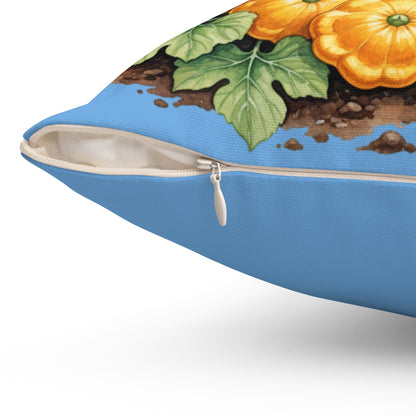 Garden Path of Sunshine: Watercolor Harvest Journey Pillow