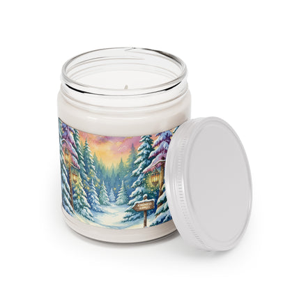 Winter Wonderland Scented Soy Candle - 9oz with Scenic Design