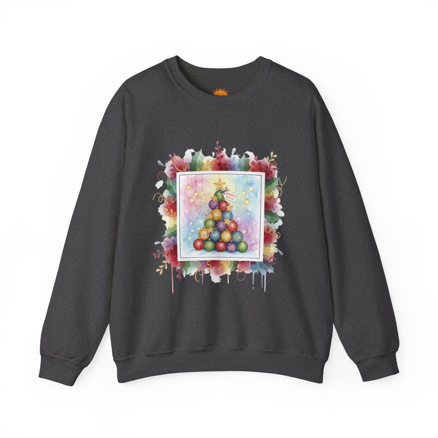 “Festive Ornaments” Unisex Crewneck Sweatshirt - Cozy Holiday Vibes