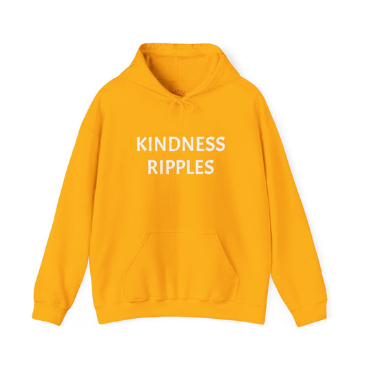 Kindness Ripples Unisex Heavy Blend Hooded Sweatshirt - Cozy and Inspiring Gift