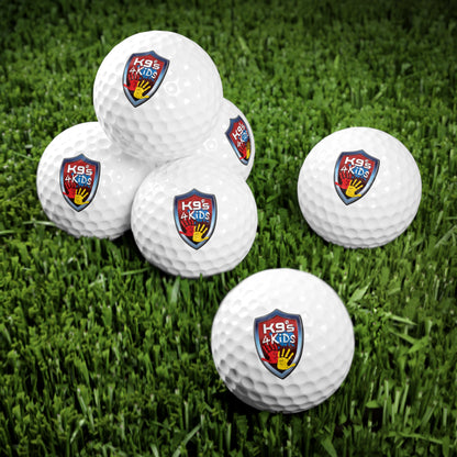Golf Ball Set — "Golf Scramble Fundraiser K9s4KIDS" (6-Pack)