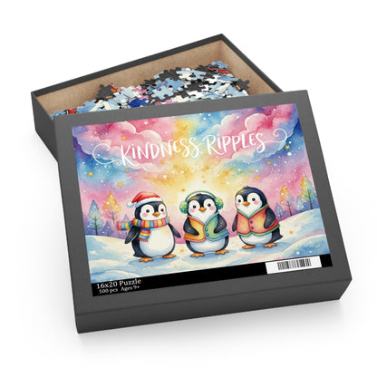 Penguin Kindness Puzzle (500-Piece)