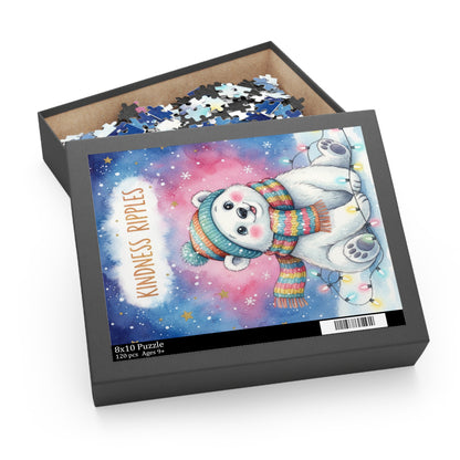 Polar Bear Kindness Puzzle - 120/252/500 Pieces