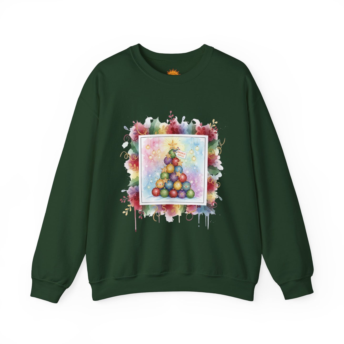 “Festive Ornaments” Unisex Crewneck Sweatshirt - Cozy Holiday Vibes