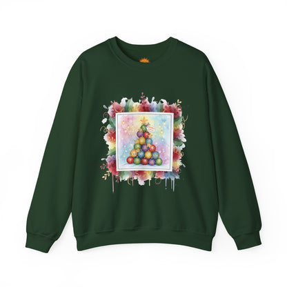 “Festive Ornaments” Unisex Crewneck Sweatshirt - Cozy Holiday Vibes
